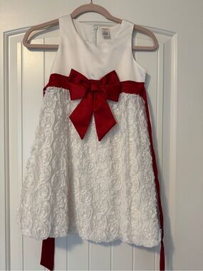 Gymboree White Floral Lace Party Dress